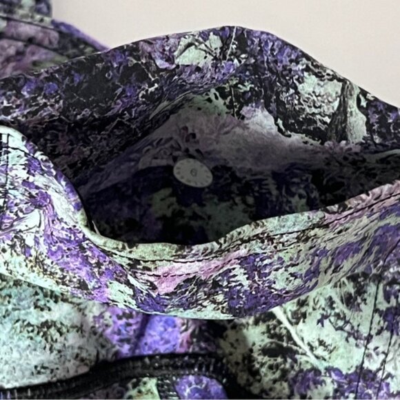 Lululemon Fast & Free Crop II Nulux 19"Vivid Vision Multi Black Size 6 - Picture 9 of 16